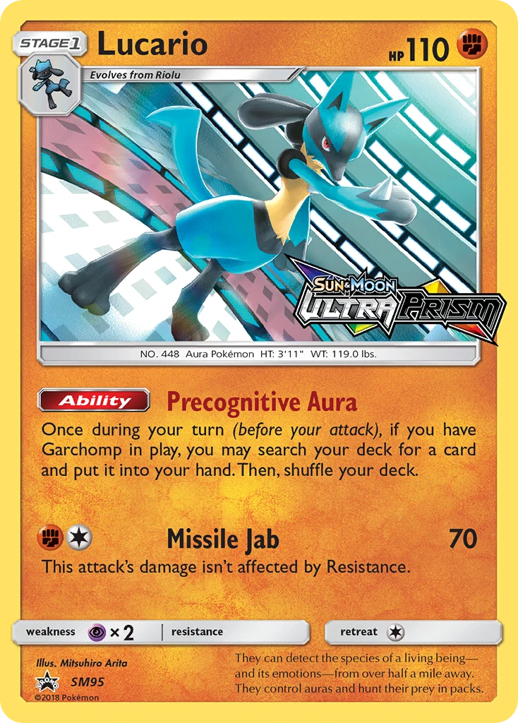 Lucario – SM Black Star Promos SM95