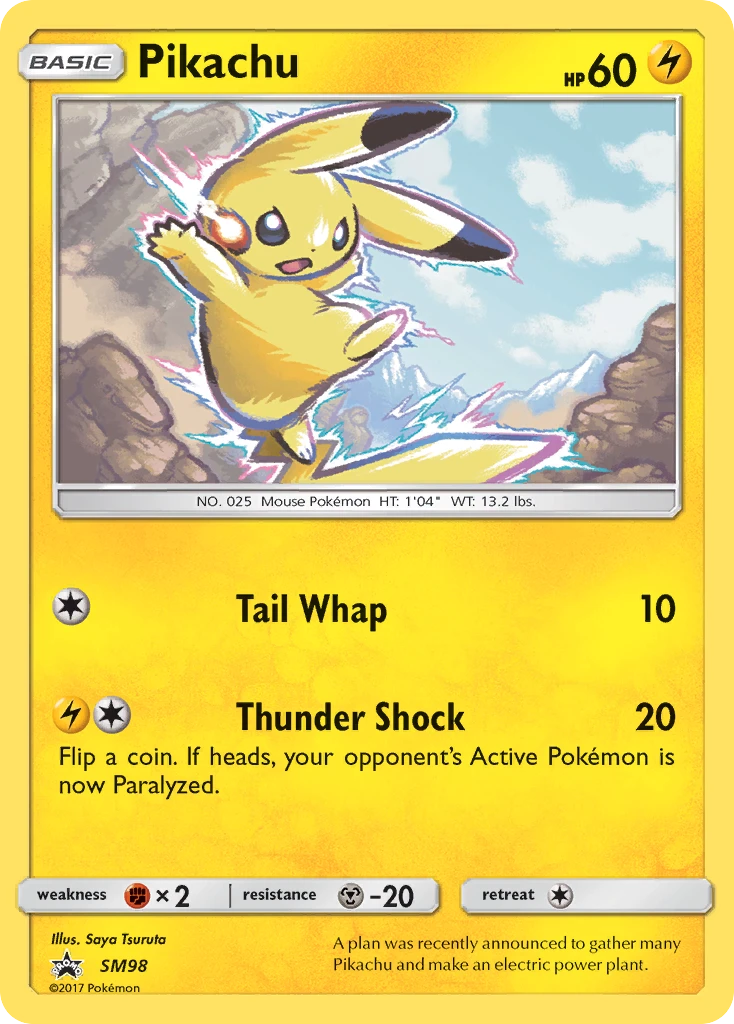 Pikachu – SM Black Star Promos SM98