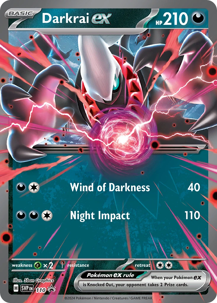 Darkrai ex – SVP Black Star Promos 110