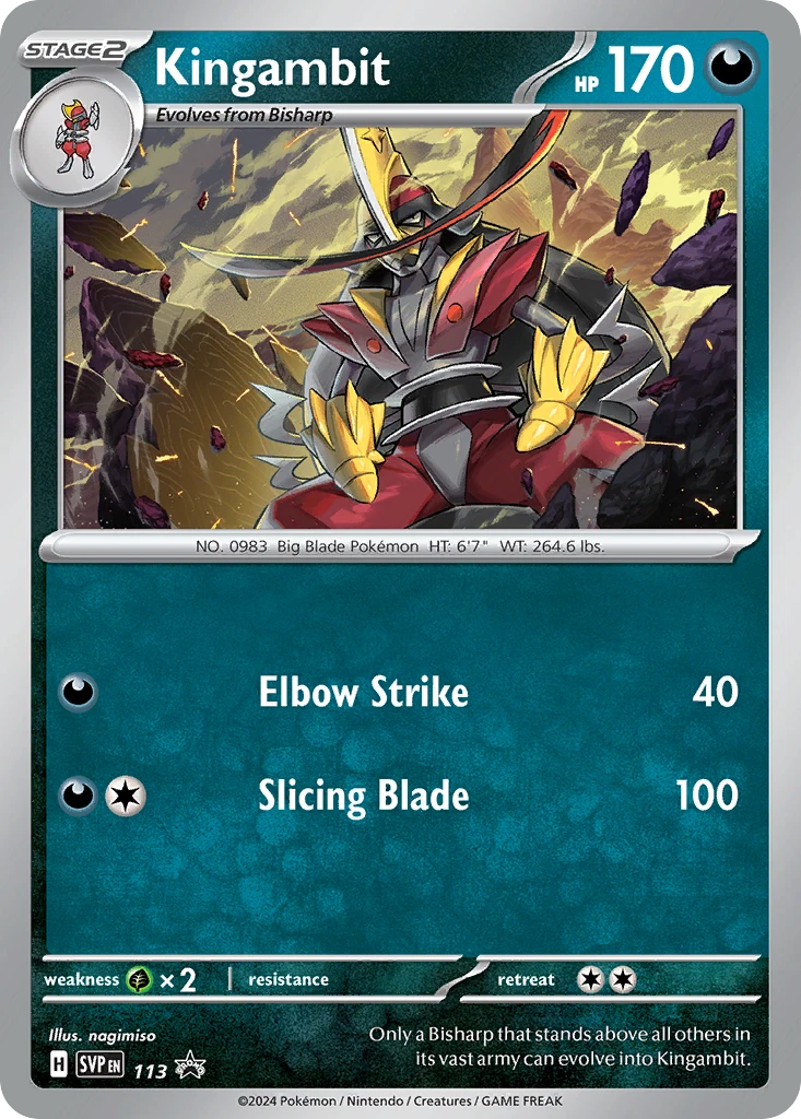 Kingambit – SVP Black Star Promos 113