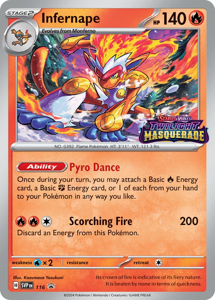Infernape – SVP Black Star Promos 116