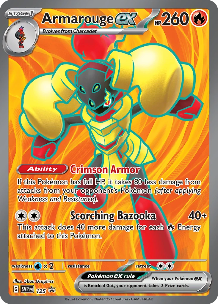 Armarouge ex – SVP Black Star Promos 125