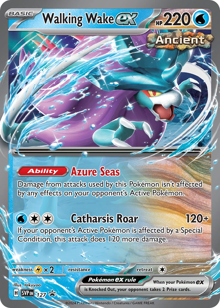 Walking Wake ex – SVP Black Star Promos 127