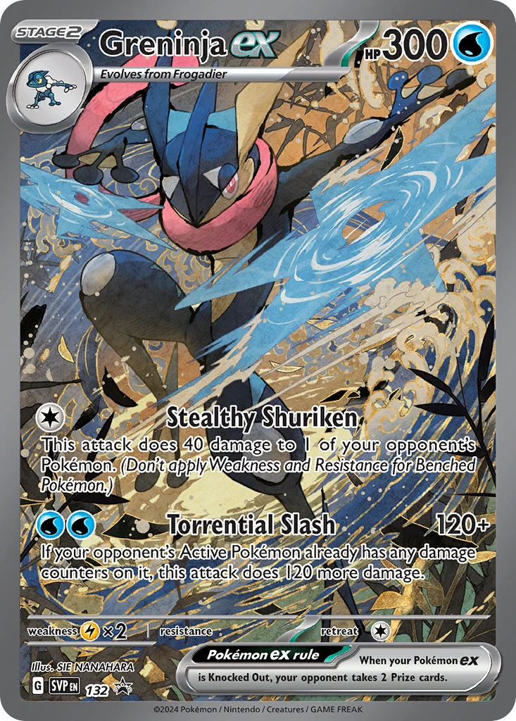Greninja ex – SVP Black Star Promos 132