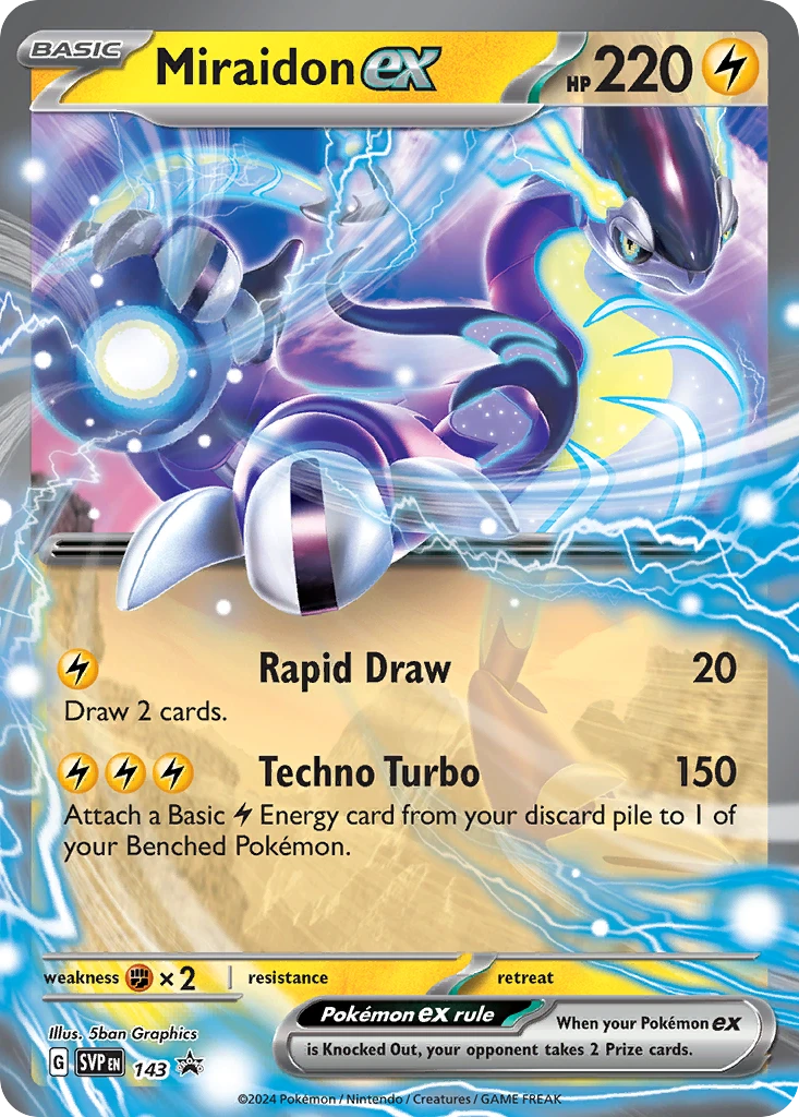 Miraidon ex – SVP Black Star Promos 143