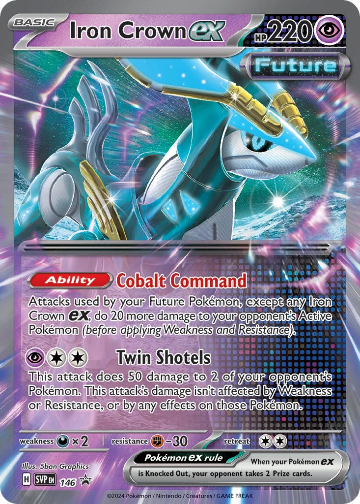 Iron Crown ex – SVP Black Star Promos 146
