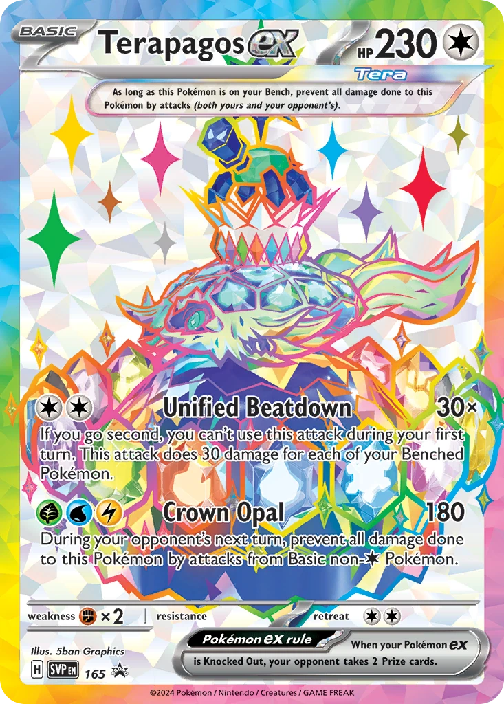 Terapagos ex – SVP Black Star Promos 165