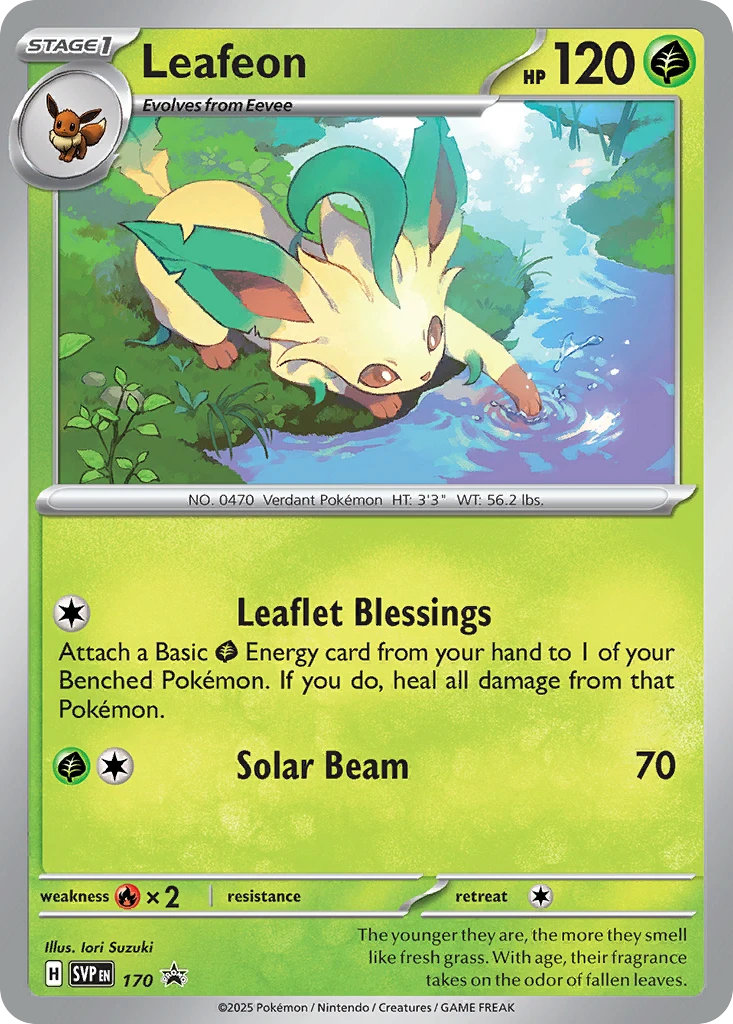 Leafeon – SVP Black Star Promos 170