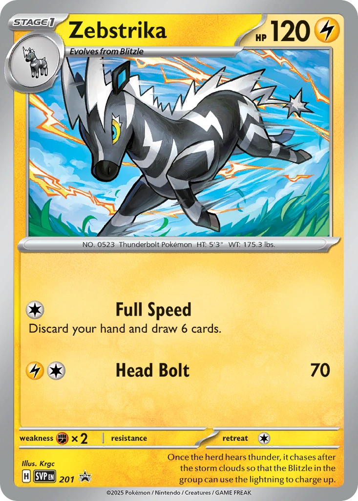 Zebritz (Zebstrika) – SVP Black Star Promos 201
