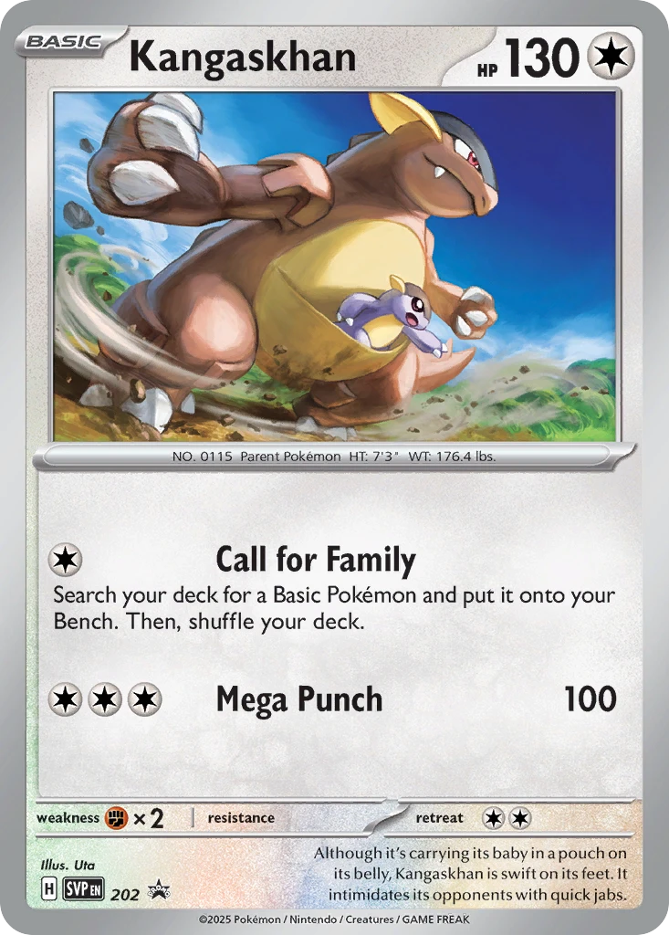 Kangama (Kangaskhan) – SVP Black Star Promos 202