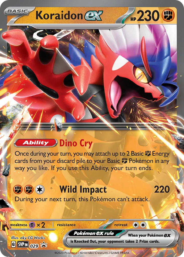 Koraidon ex – SVP Black Star Promos 29