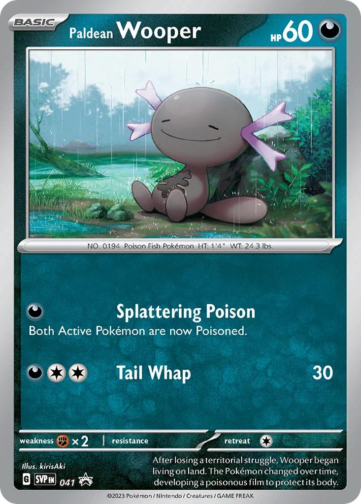 Paldean Wooper – SVP Black Star Promos 41