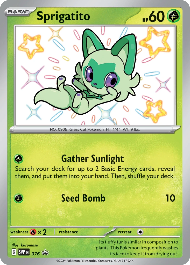 Sprigatito – SVP Black Star Promos 76