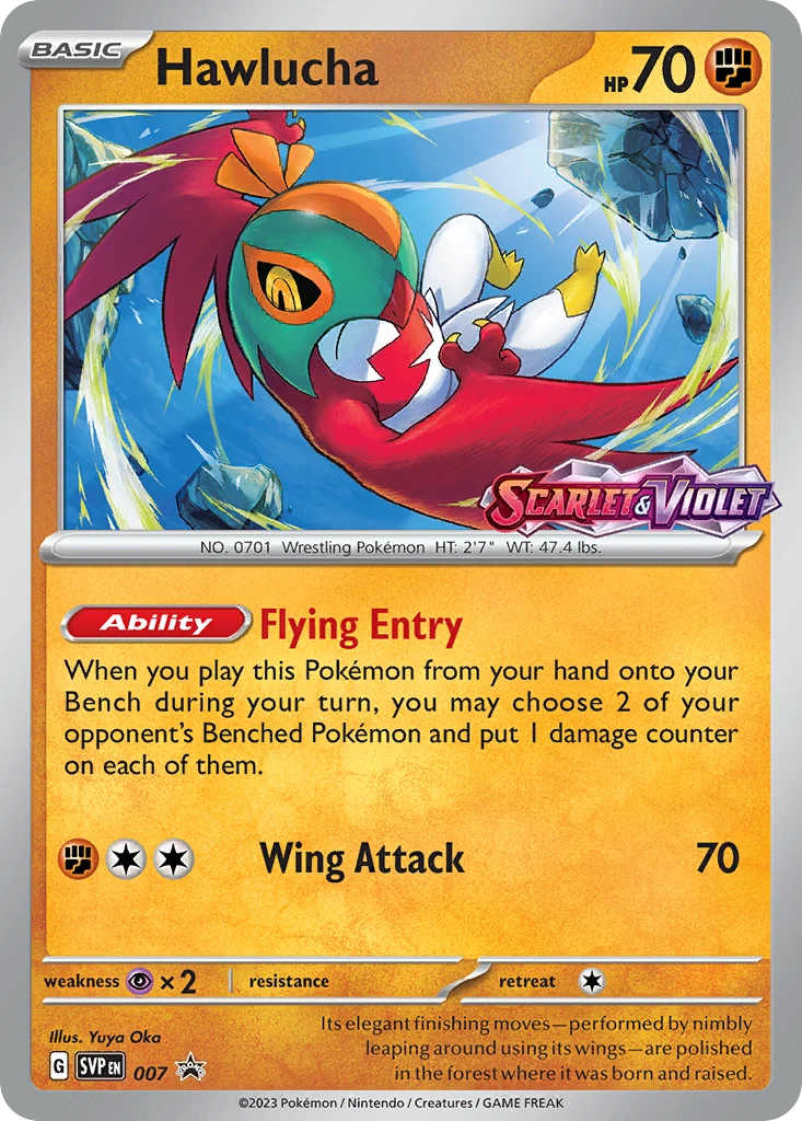 Hawlucha – SVP Black Star Promos 7