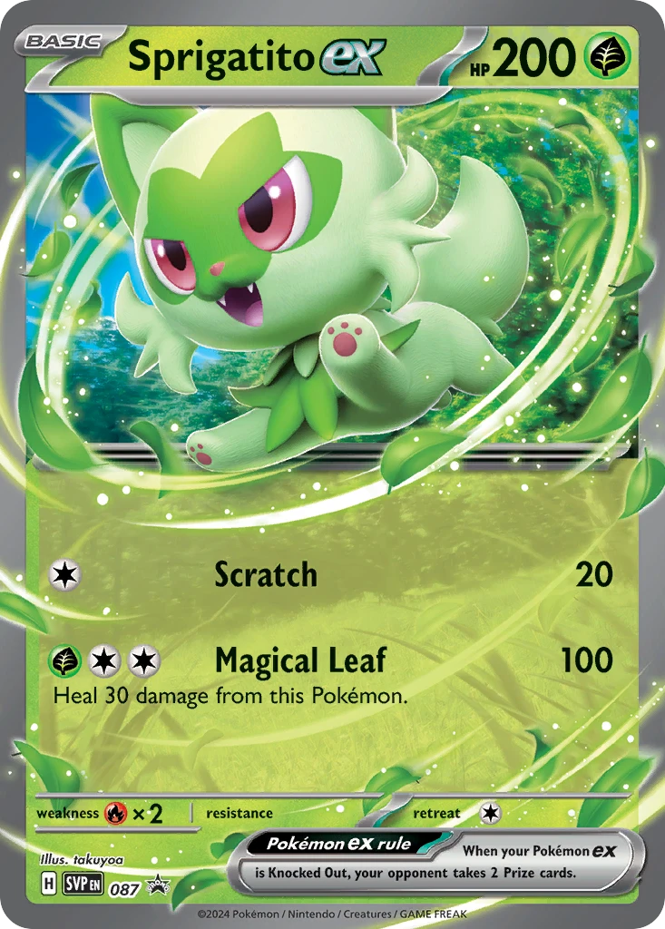 Sprigatito ex – SVP Black Star Promos 87