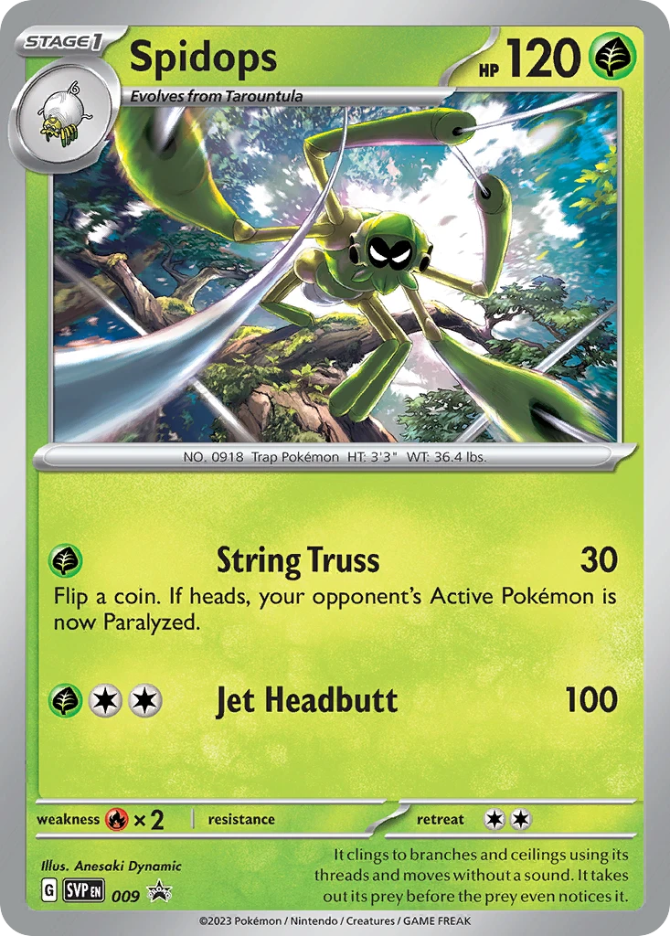 Spidops – SVP Black Star Promos 9