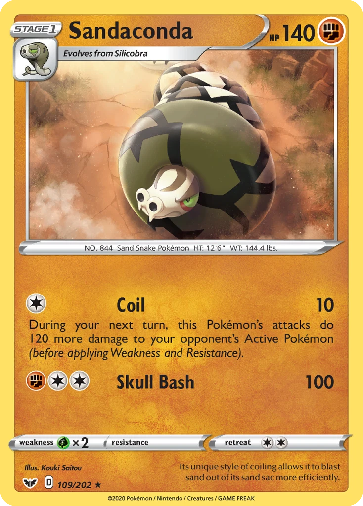Sandaconda – Sword & Shield 109