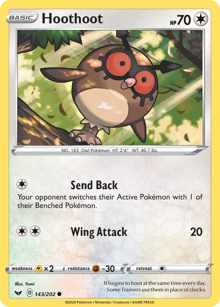 Hoothoot – Sword & Shield 143