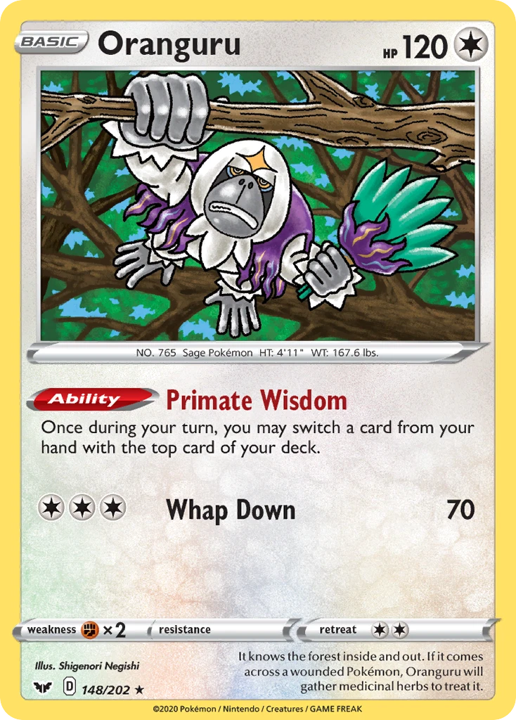 Oranguru – Sword & Shield 148