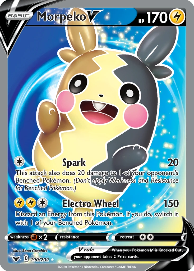 Morpeko V – Sword & Shield 190