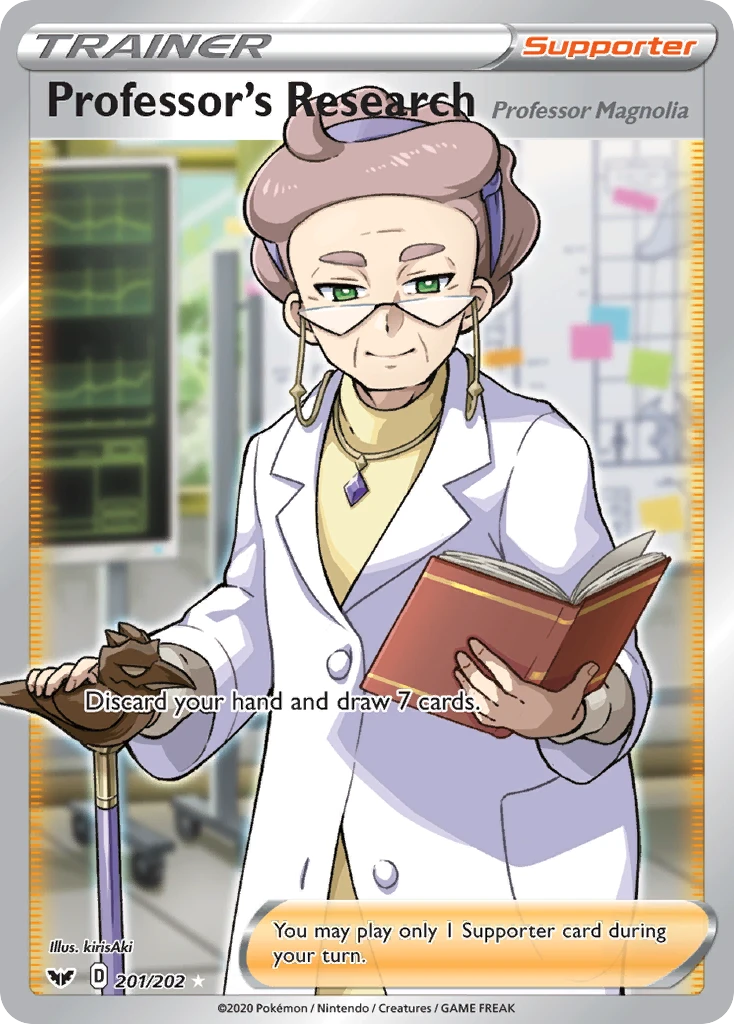 Professor's Research (Professor Magnolia) – Sword & Shield 201