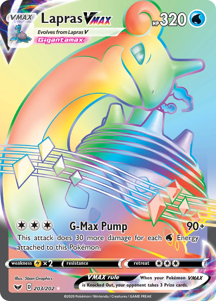 Lapras VMAX – Sword & Shield 203
