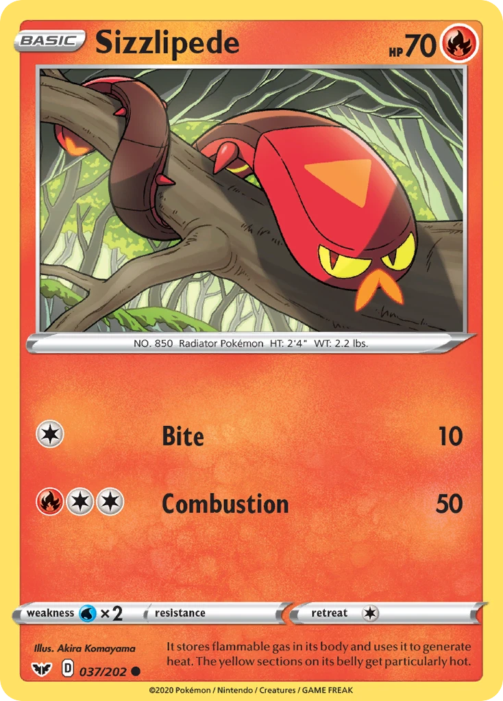 Sizzlipede – Sword & Shield 37