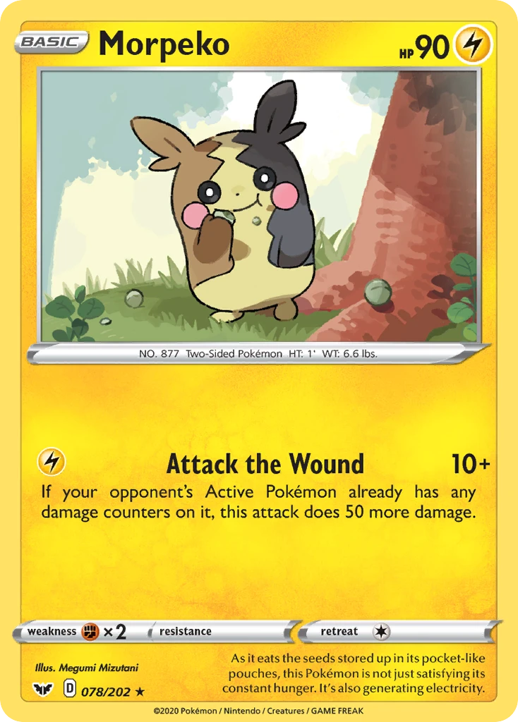 Morpeko – Sword & Shield 78