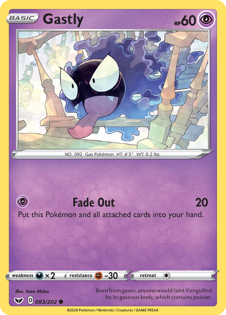 Gastly – Sword & Shield 83