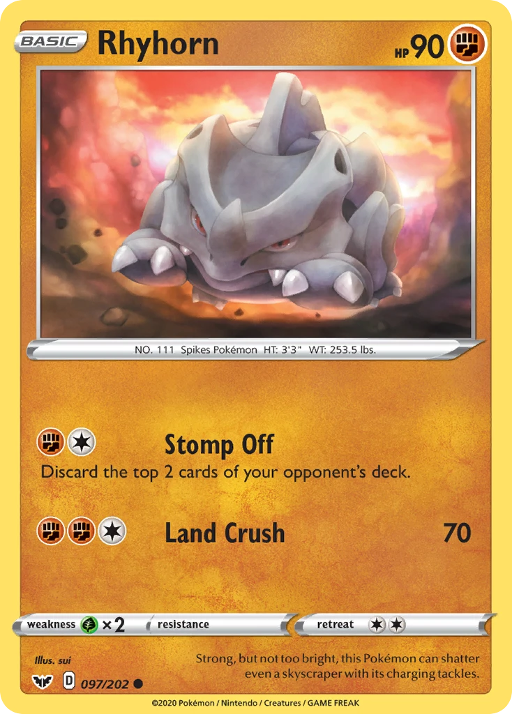 Rhyhorn – Sword & Shield 97