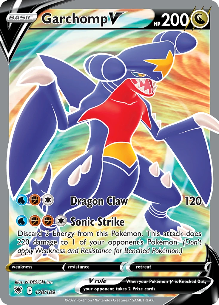 Garchomp V – Astral Radiance 178