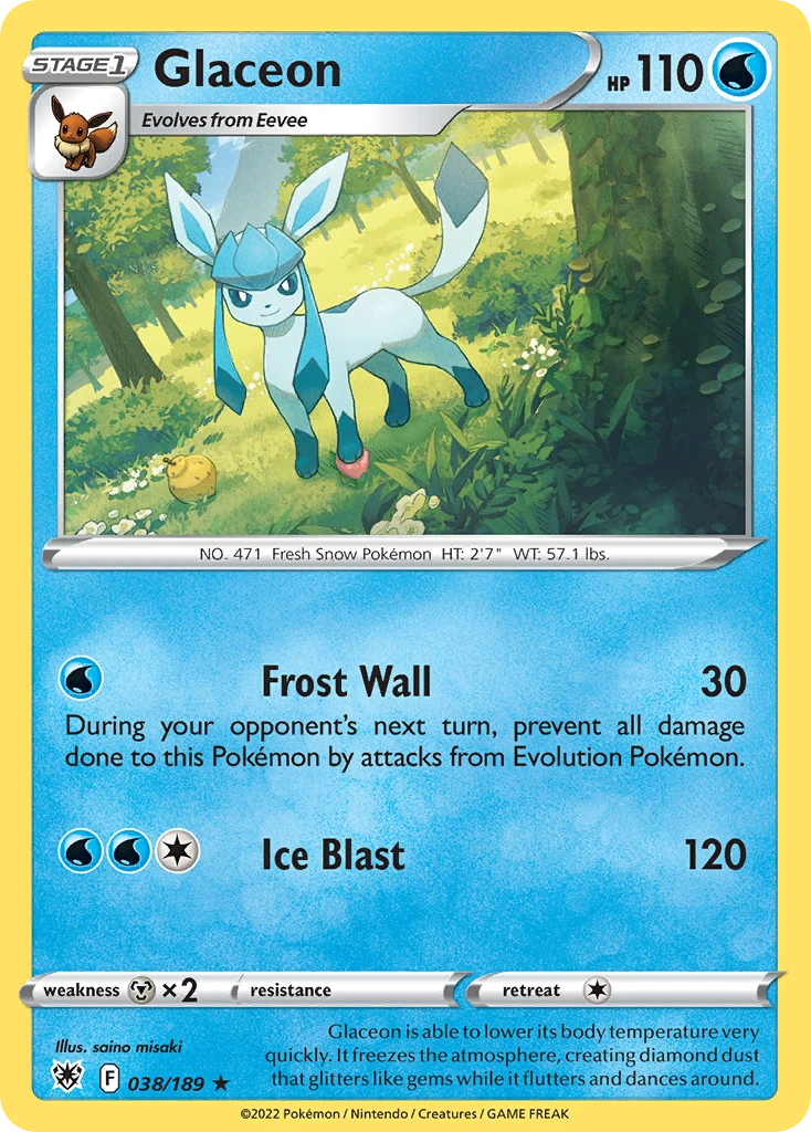 Glaceon – Astral Radiance 38