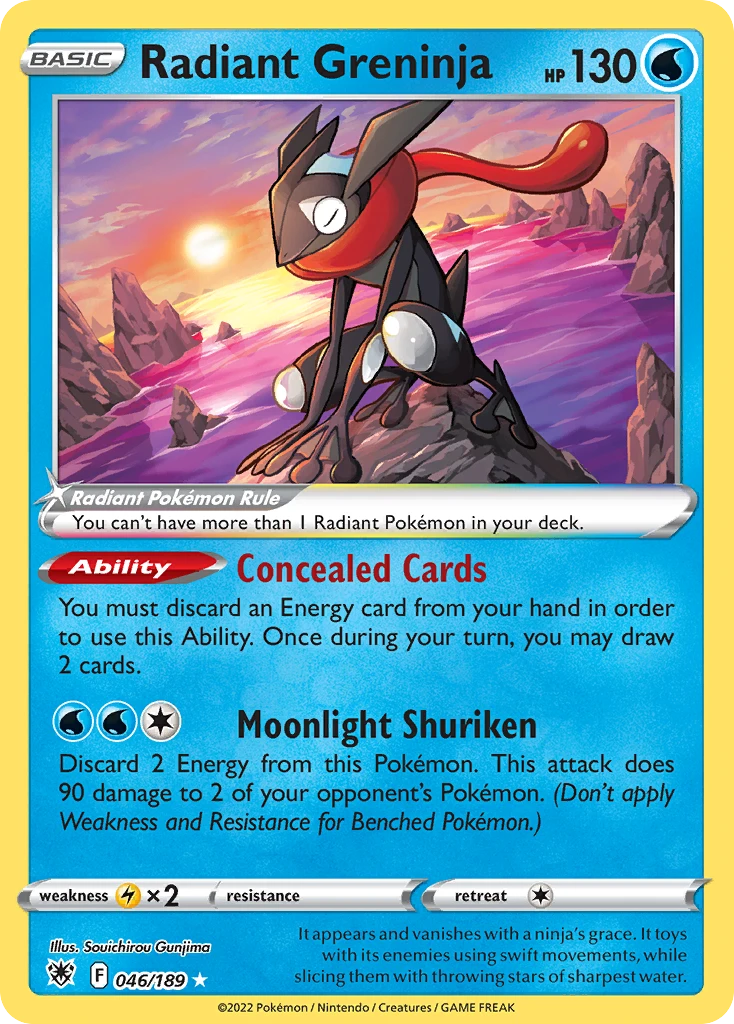Radiant Greninja – Astral Radiance 46