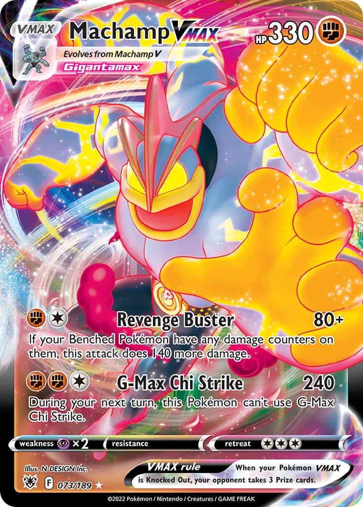 Machamp VMAX – Astral Radiance 73