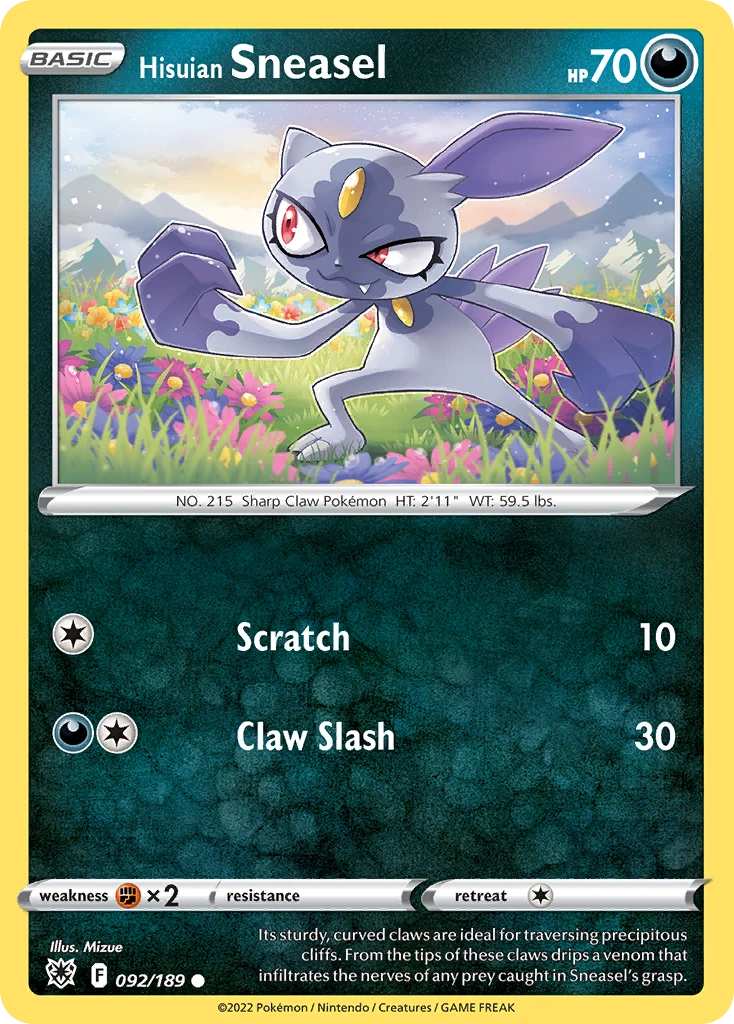 Hisuian Sneasel – Astral Radiance 92