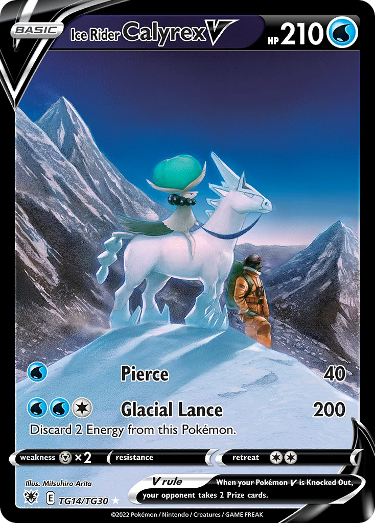 Calyrex Cavaliere Glaciale V – Lucentezza Siderale Galleria Allenatori TG14