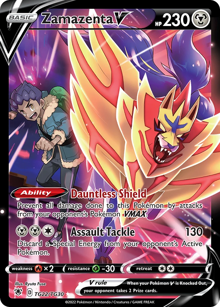Zamazenta V – Astral Radiance Trainer Gallery TG22