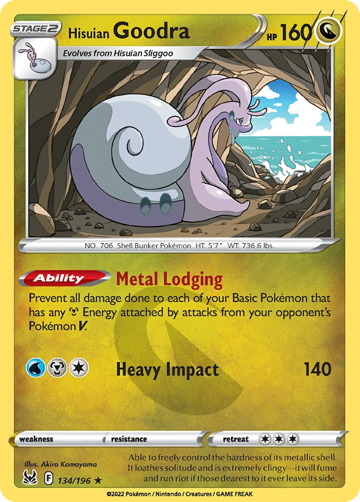 Hisuian Goodra – Lost Origin 134