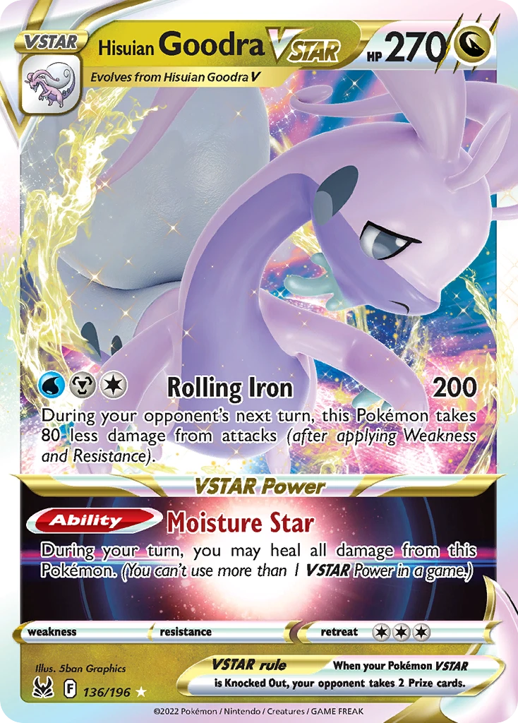 Hisuian Goodra VSTAR – Lost Origin 136