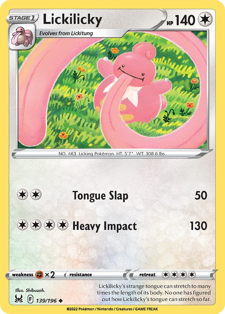 Lickilicky – Lost Origin 139