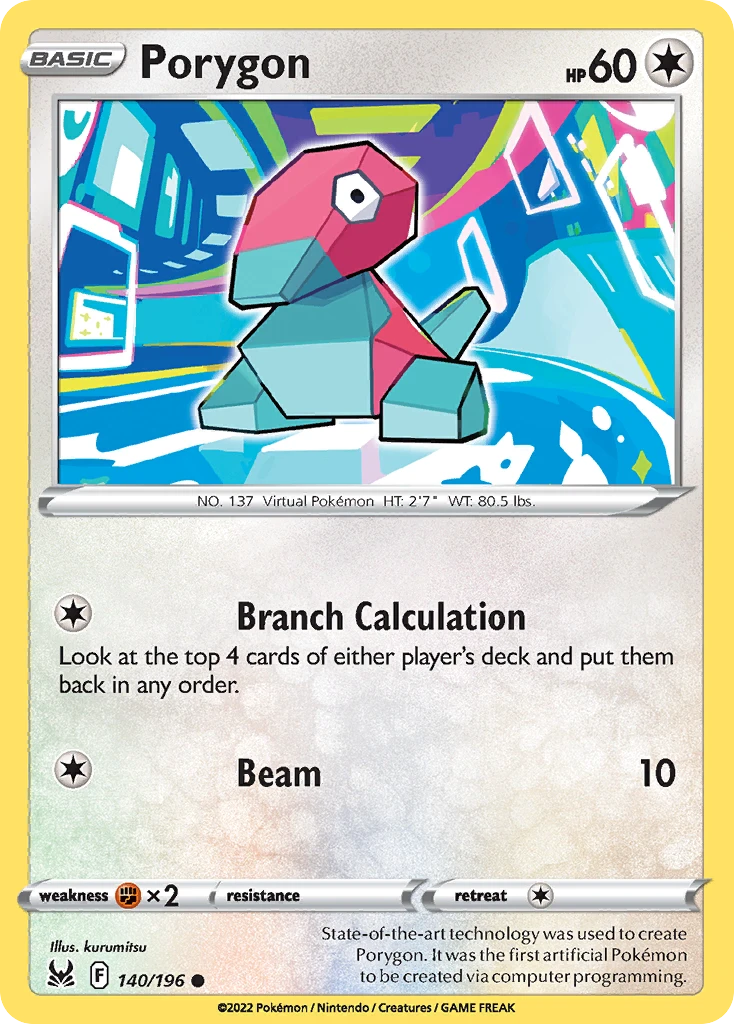 Porygon – Lost Origin 140