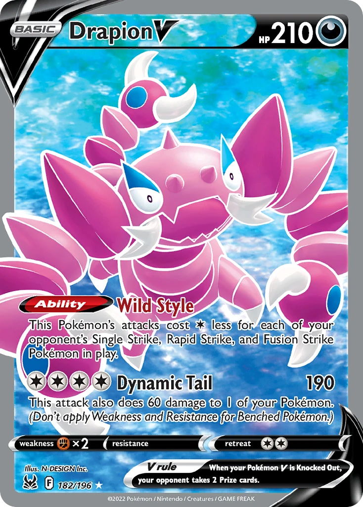 Drapion V – Lost Origin 182