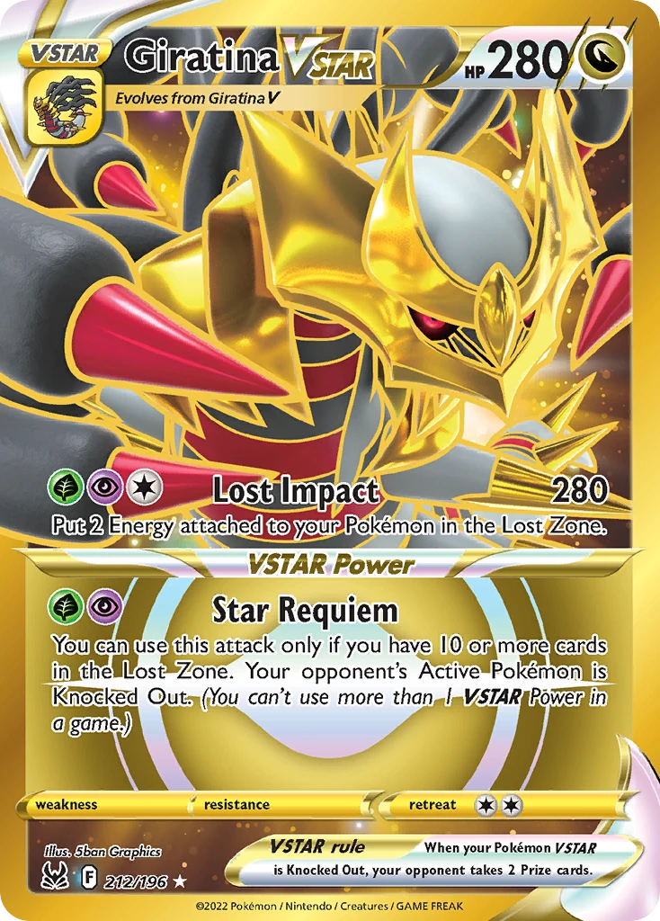 Giratina VSTAR – Lost Origin 212