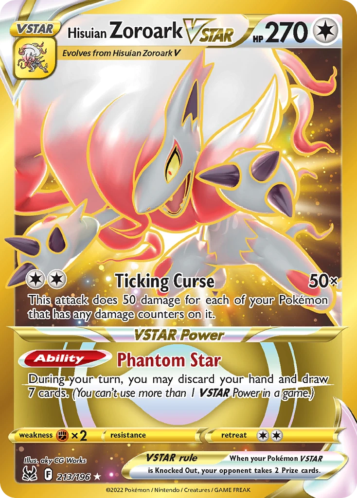 Hisuian Zoroark VSTAR – Lost Origin 213