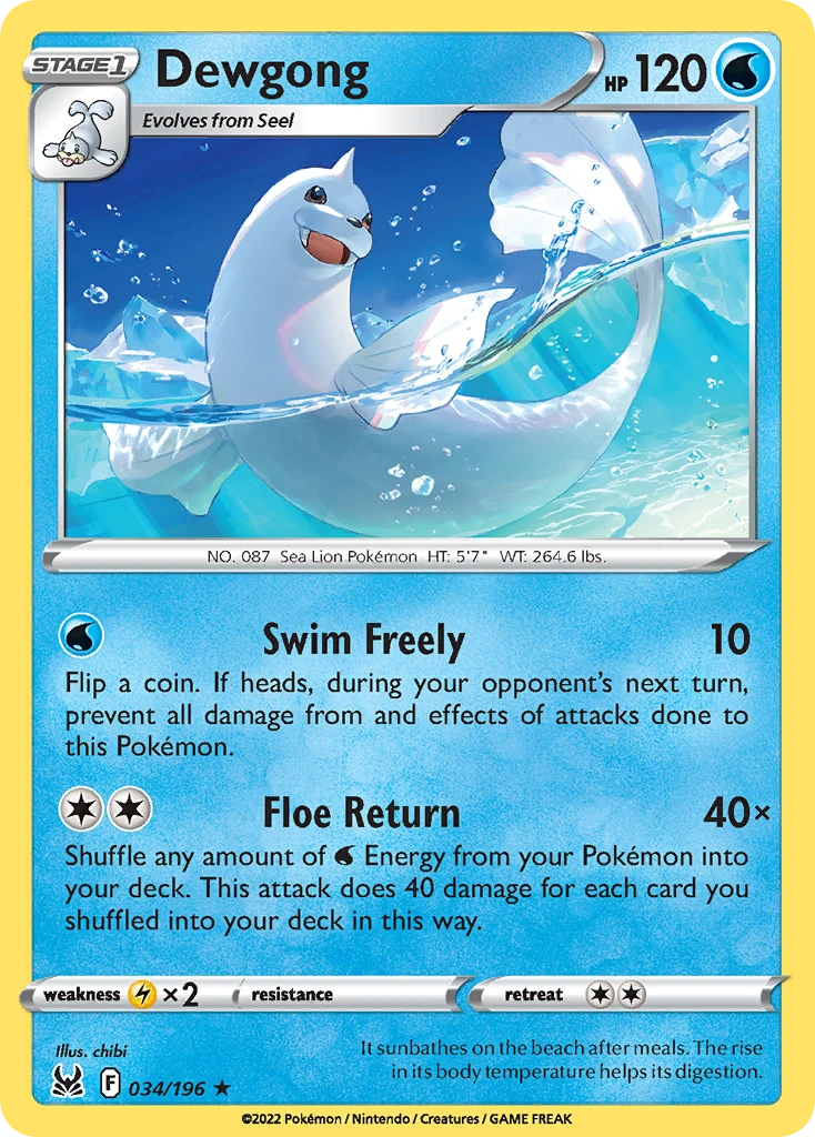 Dewgong – Lost Origin 34