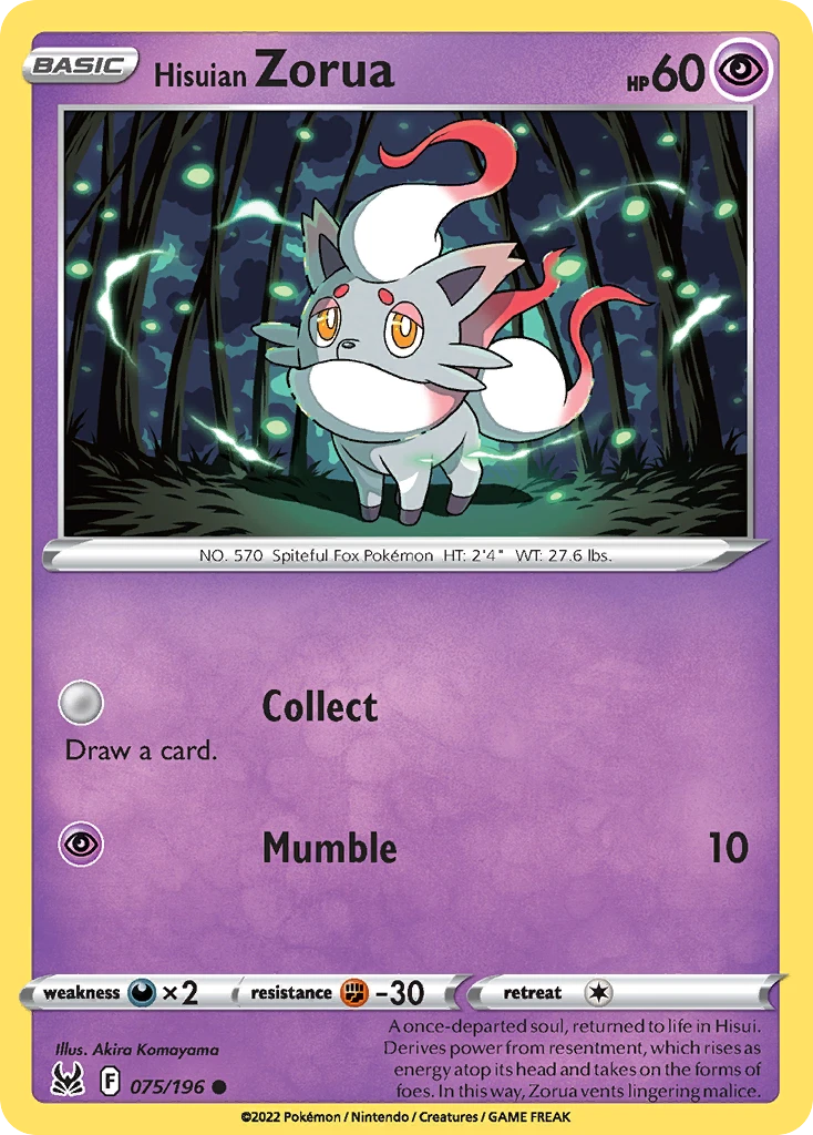 Hisuian Zorua – Lost Origin 75