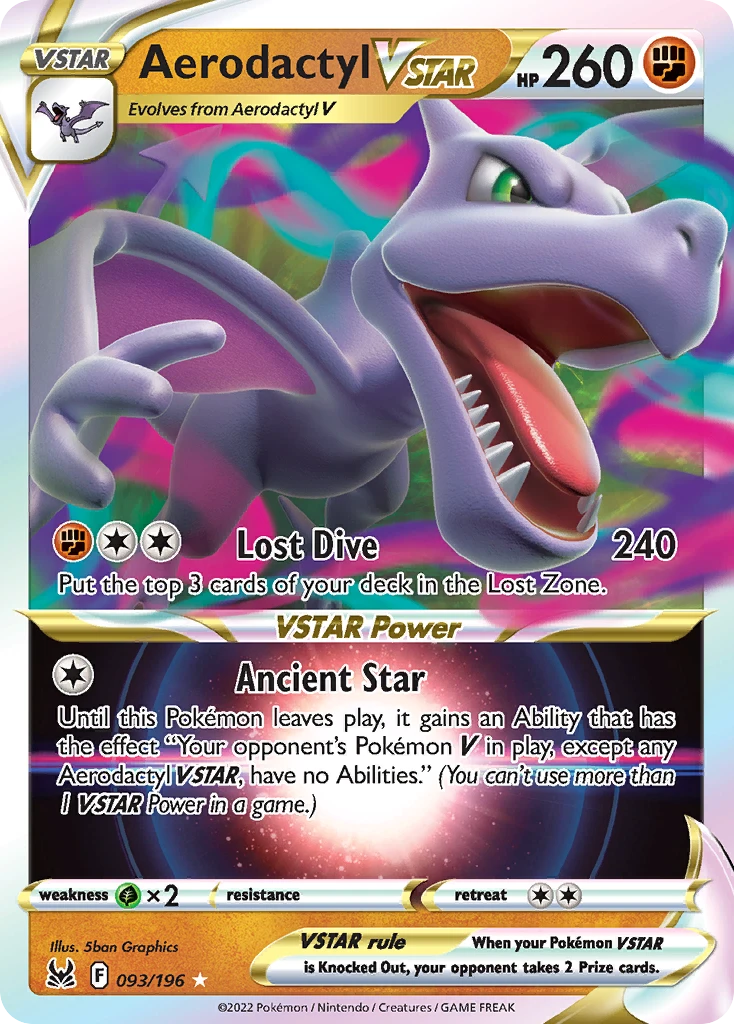 Aerodactyl VSTAR – Lost Origin 93