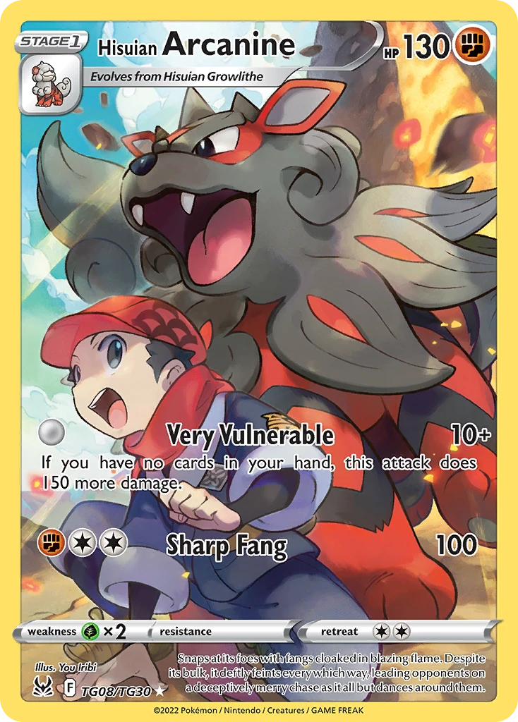 Arcanine di Hisui – Origine Perduta Galleria Allenatori TG08