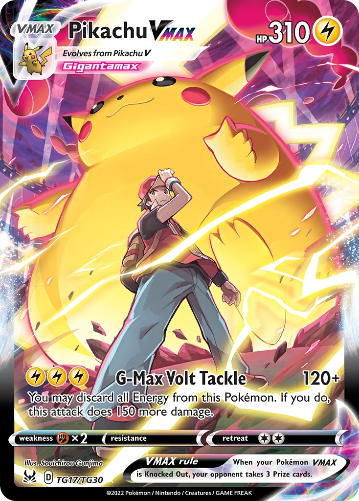 Pikachu VMAX – Origine Perduta Galleria Allenatori TG17