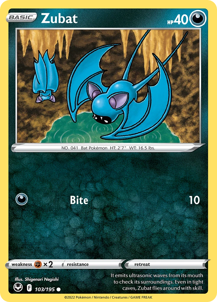 Zubat – Silver Tempest 103